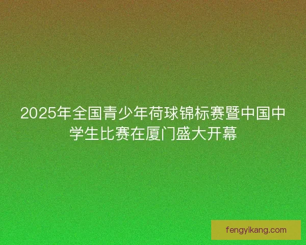 2025年全国青少年荷球锦标赛暨中国中学生比赛在厦门盛大开幕